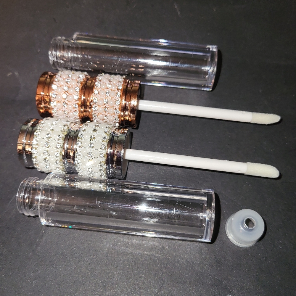 RonRons 5ml/0.17 oz Crystal Rhinestone Lip Gloss Refillable Tubes.